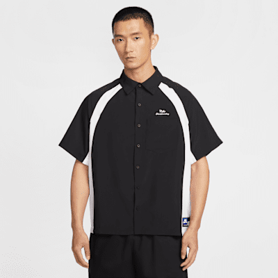 Nike SB Dri-FIT Woven Short-Sleeve Bowler Shirt. Nike ID